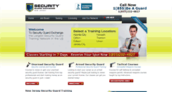 Desktop Screenshot of newjerseysecuritylicense.com