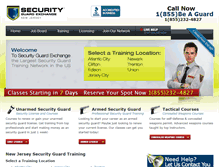 Tablet Screenshot of newjerseysecuritylicense.com